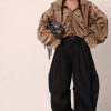 Polka Dot Lace Bomber Jacket