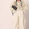 Polka Dot Lace Bomber Jacket
