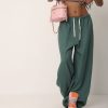 Wide Leg Jogger Παντελόνα Grey Melange