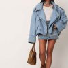 Light Blue Oversized Jacket