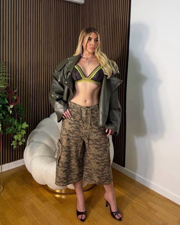 Cargo Βερμουδα Camo-Army Style