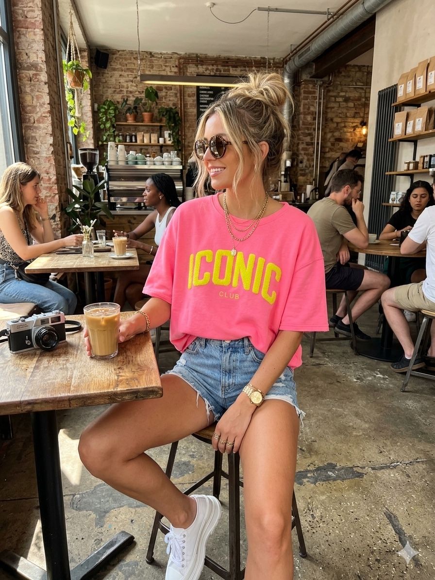 versized T-Shirt “ICONIC Club”
