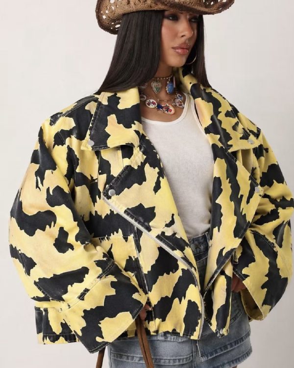 Wild Red Print Jacket (Αντιγραφή)