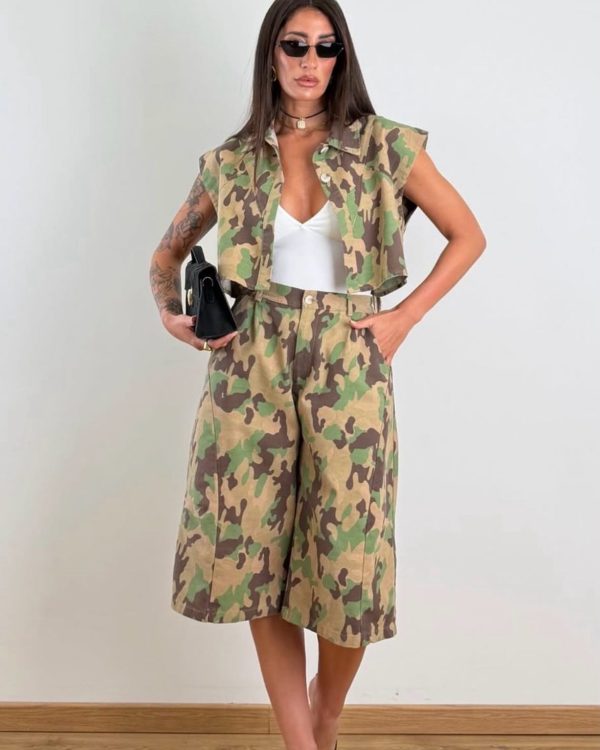 Army Chic Co-Ord Set (Αντιγραφή)