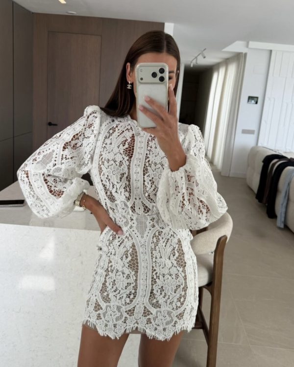 White Lace Romance Dress