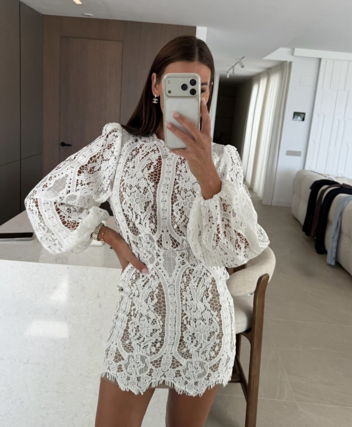 White Lace Romance Dress