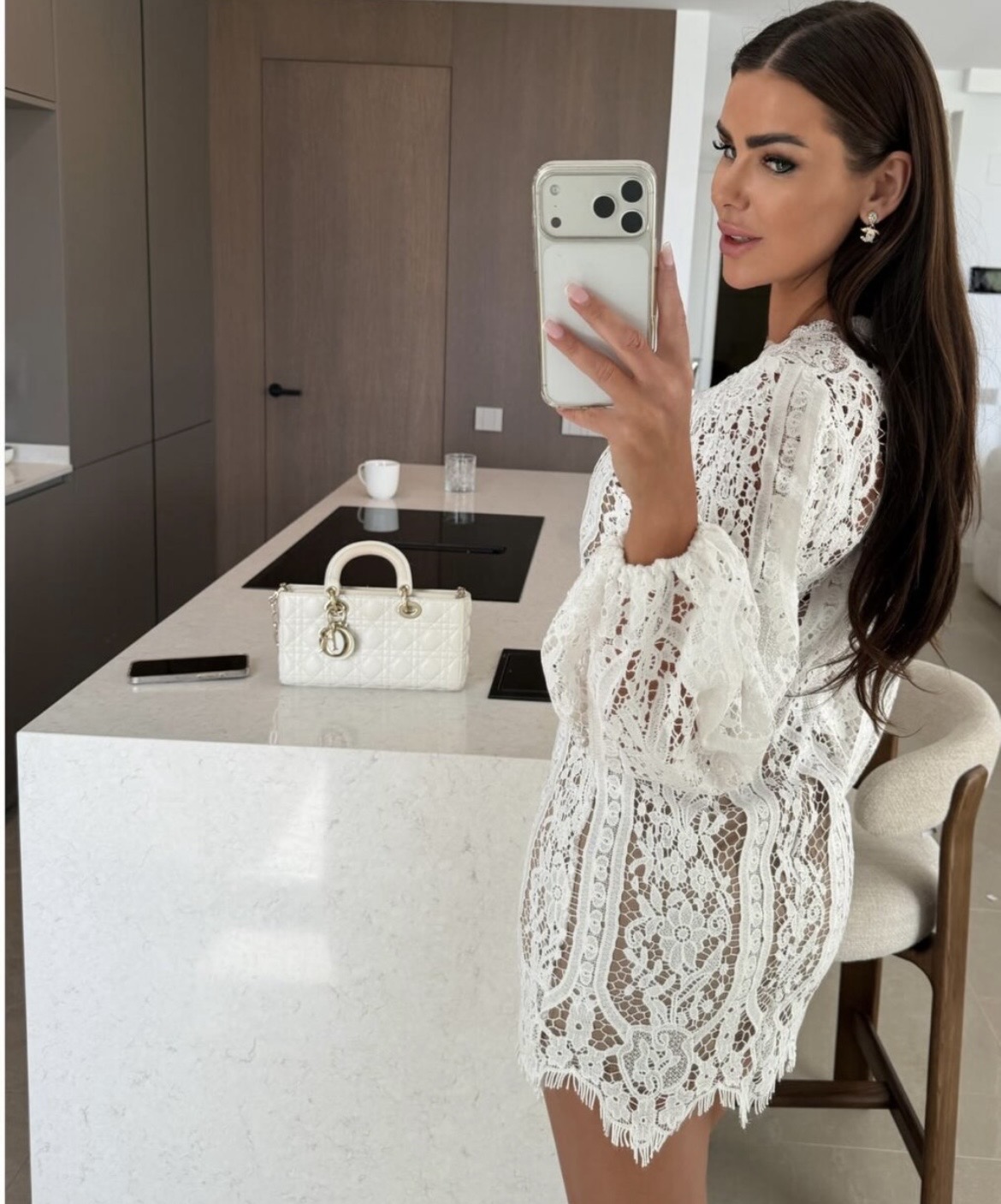 White Lace Romance Dress