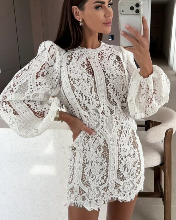 White Lace Romance Dress