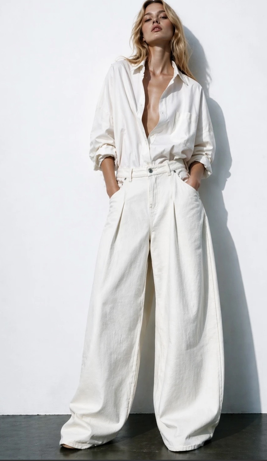 Wide Leg Balloon Jeans – Premium Oversized Fit