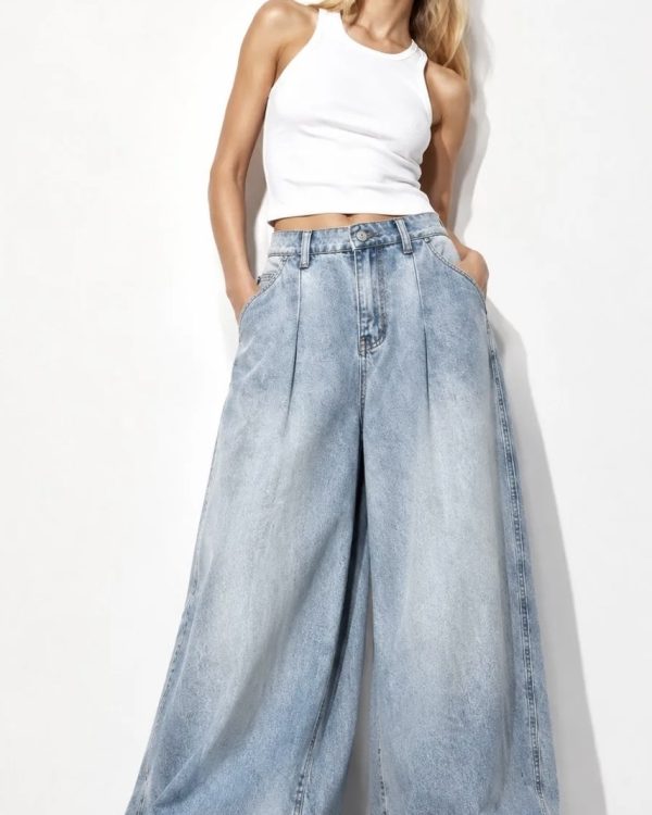Wide Leg Balloon Jeans – Premium Oversized Fit