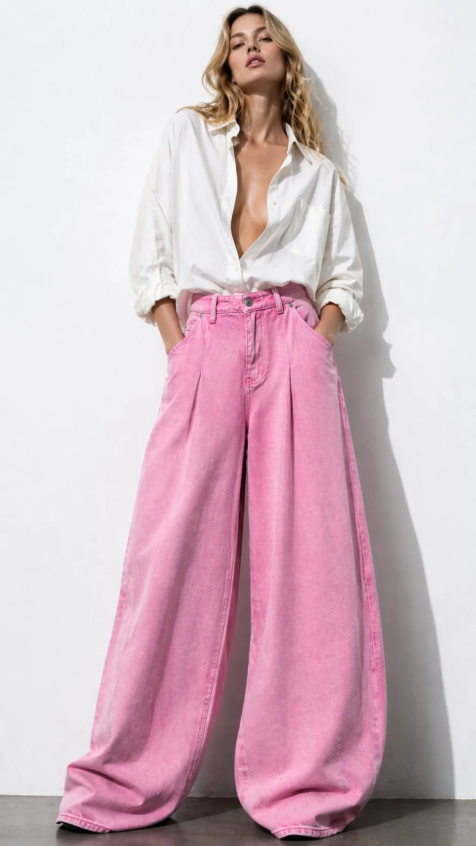Wide Leg Balloon Jeans – Premium Oversized Fit