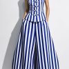 Linen Royal Stripe Set