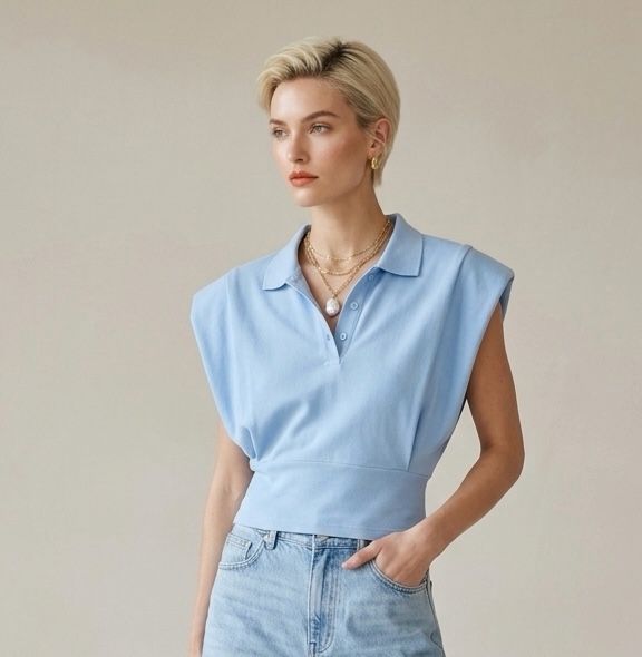 City Chic Polo Top