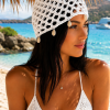 Πλεκτό Διχτυωτό Beach Bonnet με Διακοσμητικά Κοχύλια (Αντιγραφή) (Αντιγραφή)