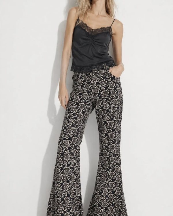 Boho Floral Flare Παντελόνα