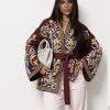 Boho Embroidered Kimono Jacket