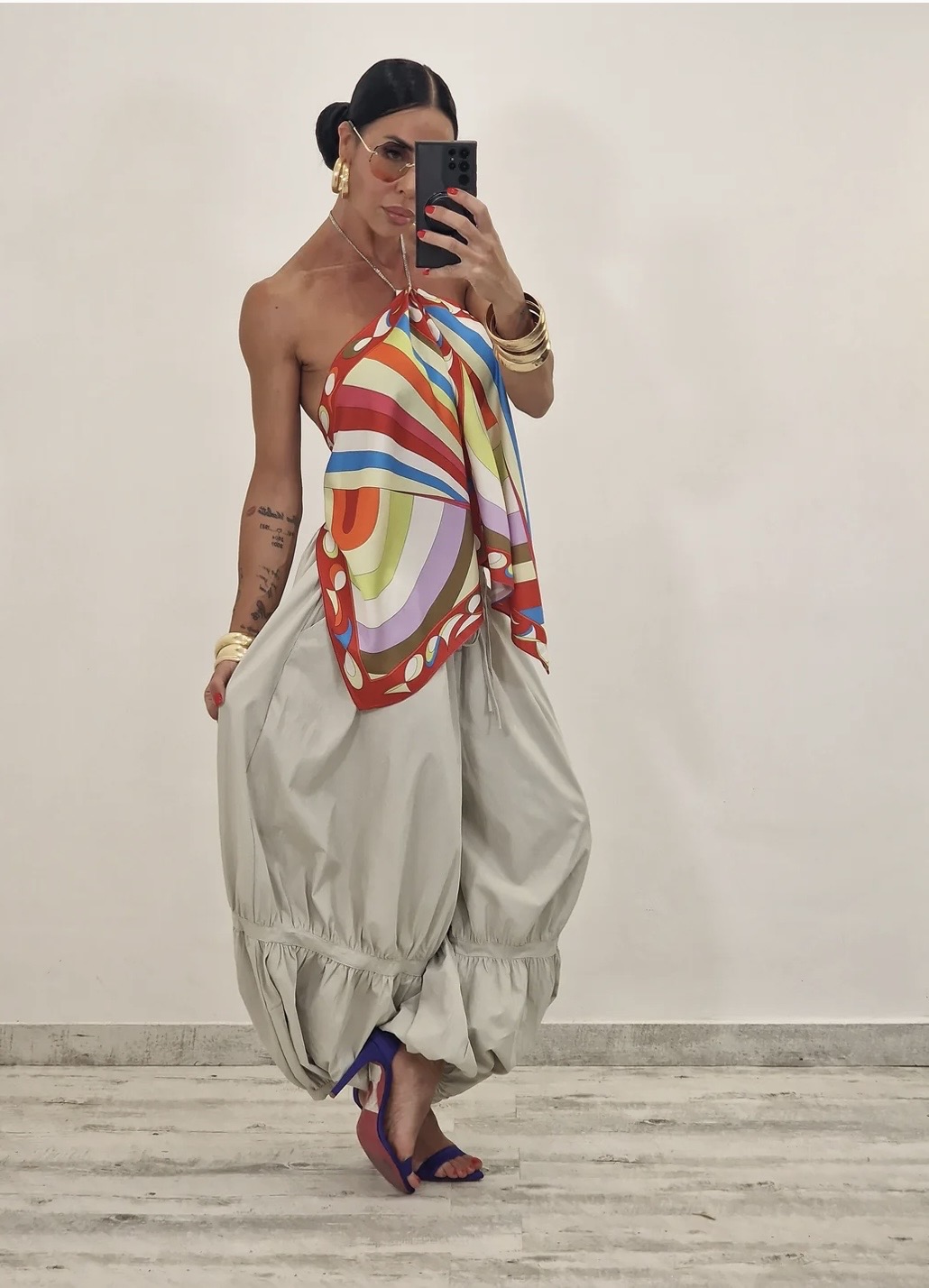 Balloon Παντελόνα με Λάστιχο – Cotton Blend