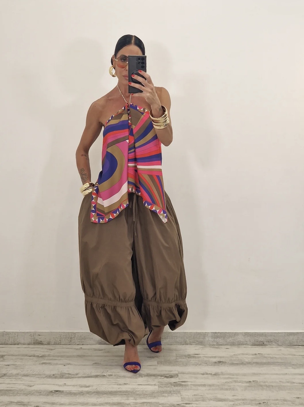 Balloon Παντελόνα με Λάστιχο – Cotton Blend