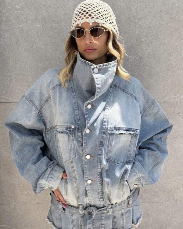 Oversized Belted Jacket