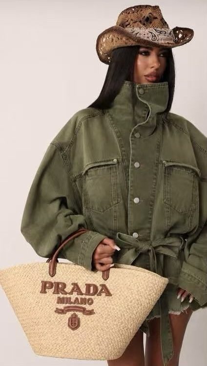Oversized Belted Jacket