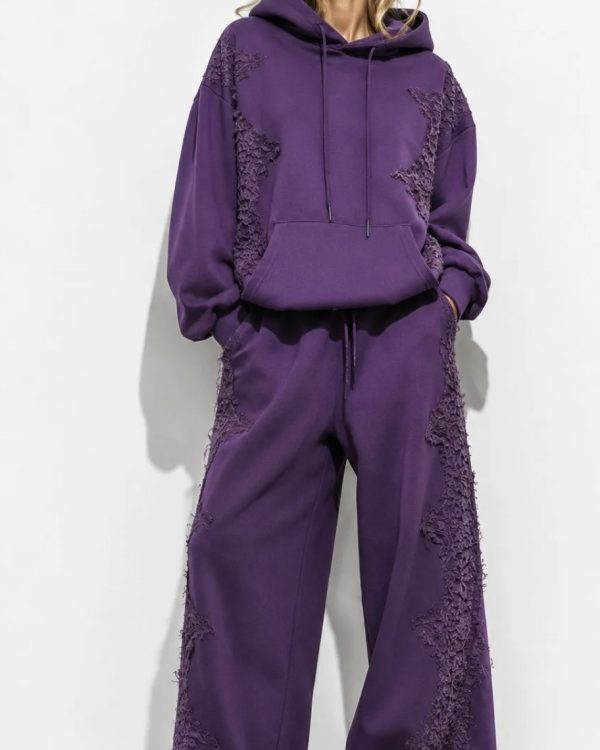 Σετ 2 Τεμαχίων με Oversized Hoodie & Παντελόνα