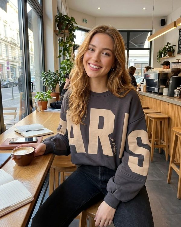 Graphic Oversized Sweatshirt