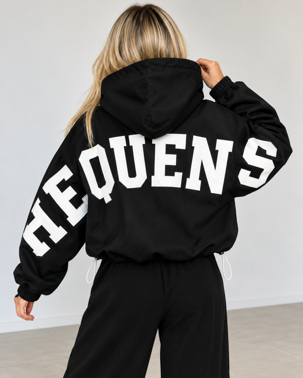 Queen Oversized Hooded Jacket