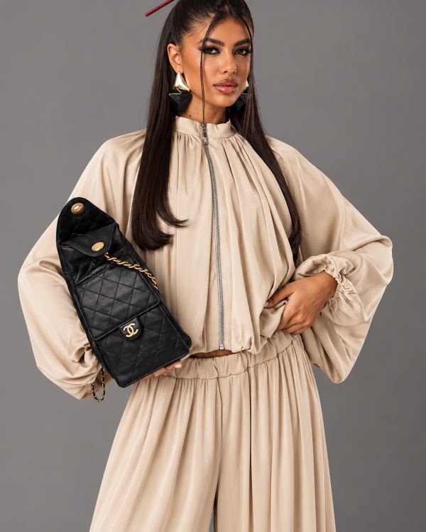 Silky Liocell Set Beige
