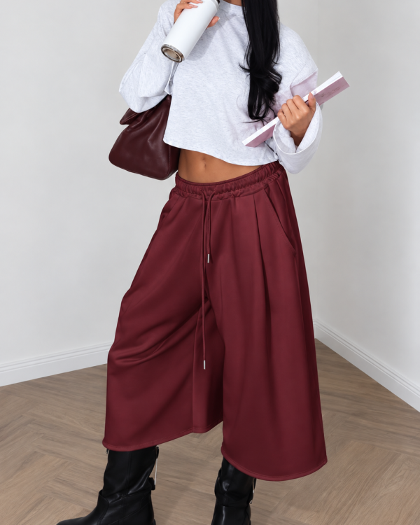 Culotte Παντελόνα Basic με Ελαστική Μέση – One Size